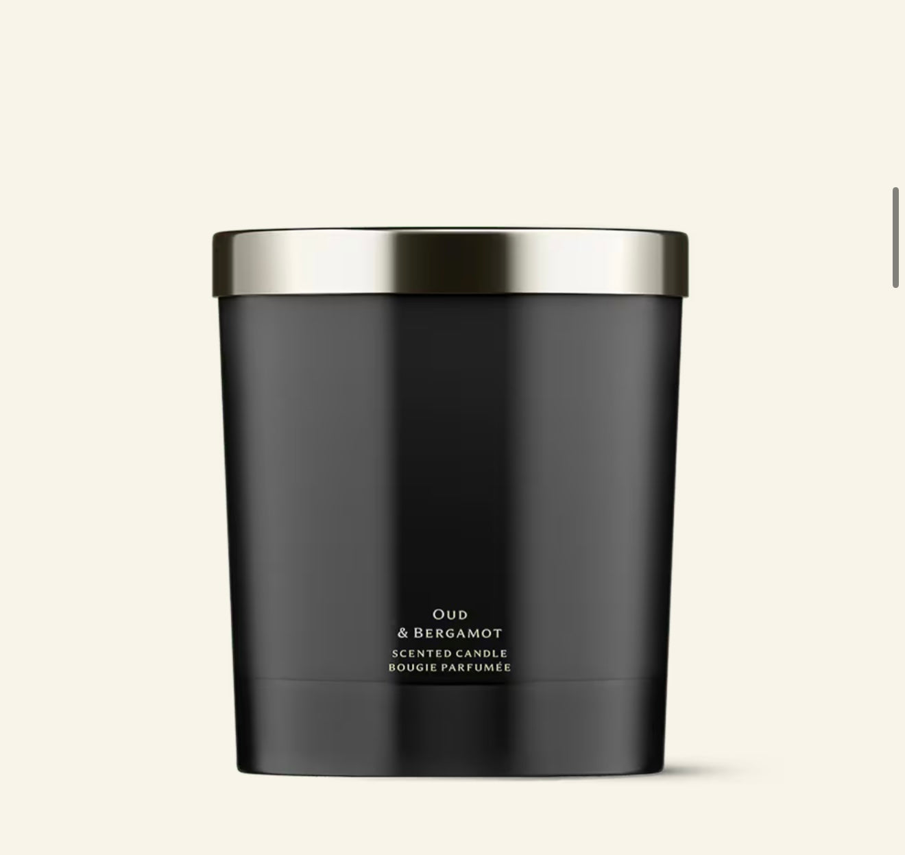 Oud & Bergamot Scented Candle