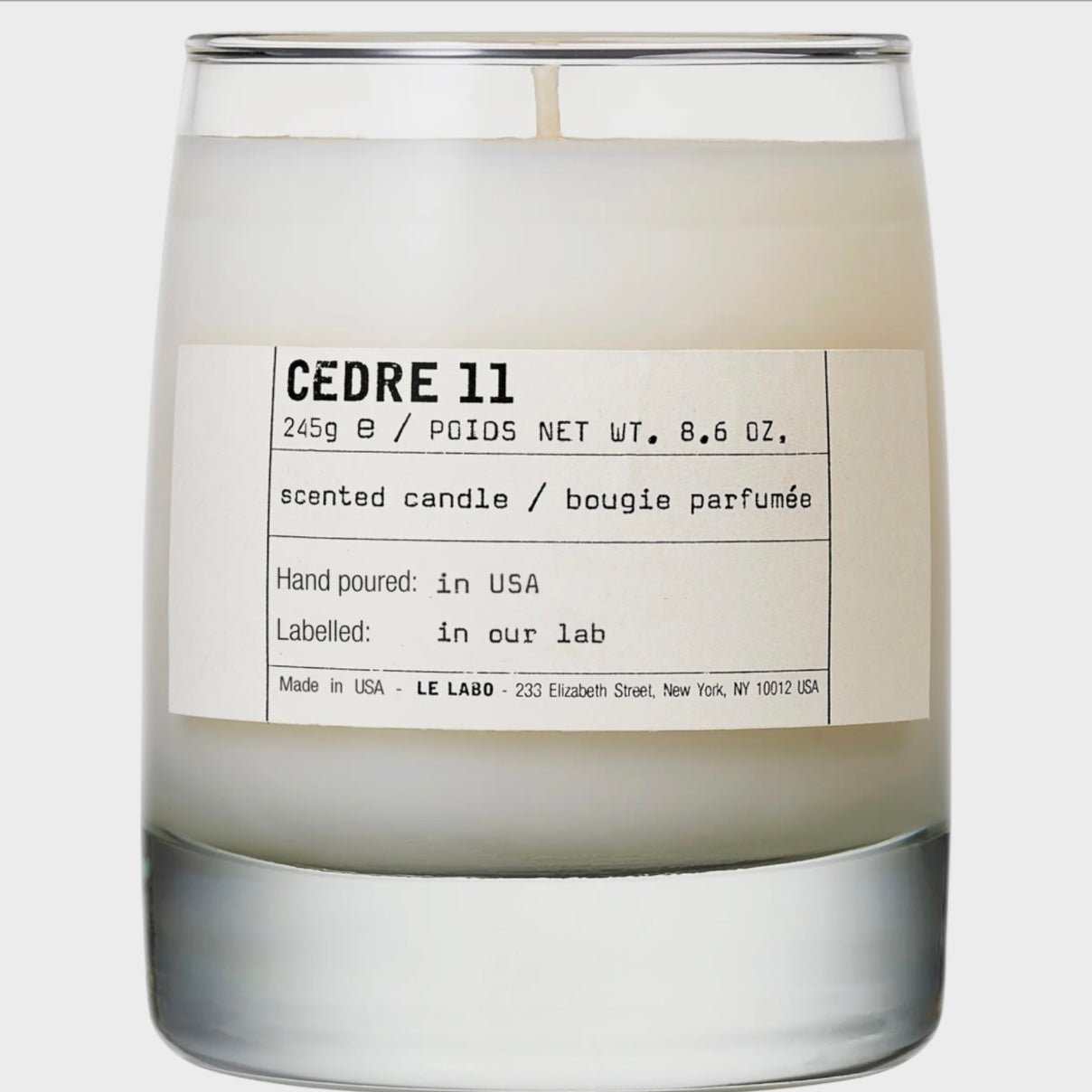 Cedre 11 Classic Candle
Le Labo