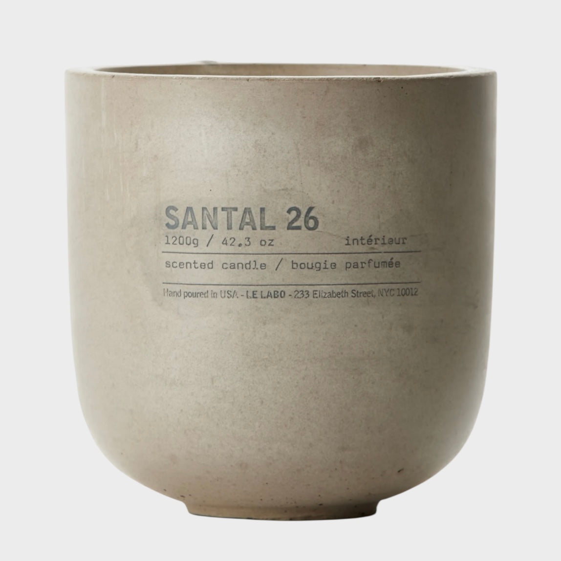 Santal 26 Concrete Candle
Le Labo