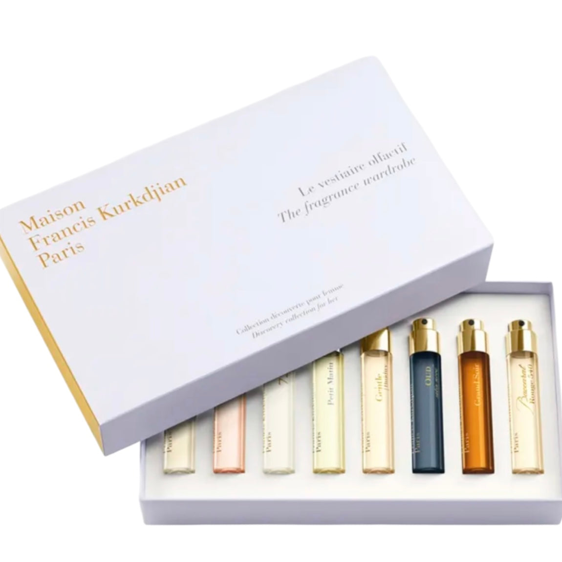 Maison Francis Kurkdjian
Fragrance Wardrobe Discovery Collection for Her
