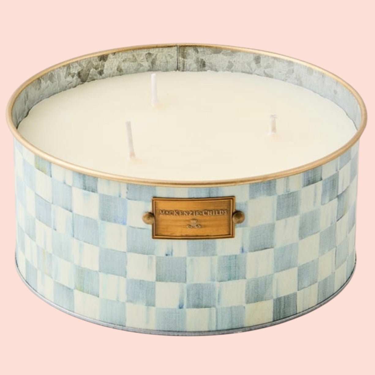 Sterling Check Large Citronella Candle